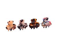 NIYANGLE 4 Pezzi Set Di Clip Per Retrò Biondo Spillo Bene Artigli Per Molletta Tu Artiglio Fermagli Per Sezionare i Parte Di Moda Mascella Foglio Di Acetato