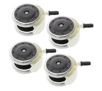 NIYANGLE 4 Pezzi Silent Caster Swivel Wheels For Walkers Durable And Quiet Replacement Roller Casters Fit Walker Accessories With Noise Reduction