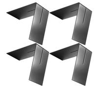 NIYANGLE 4 Pezzi Supporto Triangolare Per Tavolo Da Conferenza, Ristoranti, Clip Nera, Supporti Triangolari Per Feste, Shower, Design, Decorazione, Compleanno, Foto, Negozio, Nome, Luogo,