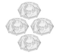 NIYANGLE 4 Pezzi Tappi di Protezione per Pedali Effetti Chitarra Trasparenti in Plastica Copri-Interruttori per Pedali Fissaggio Stabile per Uso Professionale e Sessioni Prolungate