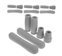 NIYANGLE 4 Set Di Tappi Di Ricambio Per Bastoni Da Passeggio Tappi In Gomma Per Bastoni Da Passeggio Copri-Cuscinetti Ascellari Per Stampelle Cuscinetti Per Ascelle Punta In Gomma Per