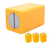 NIYANGLE 4pezzi Contenitore Metallo Per Smaltimento Sicuro Delle Lamette Usate Scatola Per Rasoio Sicurezza Riciclaggio Lamette Design Pratico e Sicuro Per Famiglie