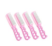 NIYANGLE 4pezzi Pettini Acciaio Per Parrucche Di Spazzole Per Parrucchieri Accessori Per Acconciature Casa Pettini Multifunzionali Per Parrucche e Extension