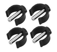 NIYANGLE 4pezzi Pin Di Blocco Forma c Per Bastoni Da Passeggio e Deambulatori Accessori Robusti in Abs e Facili Da Installare e Rimuovere Gommini Per Bastoni Anziani Morsetto Sicuro Per Uso