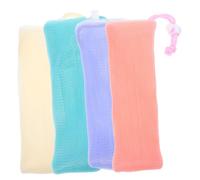 NIYANGLE 4pezzi Sacchetti Di Sapone in Rete Retine Per Creare Sacchetti Per Conservare Sapone Da Bagno Utilizzabili Come Sacchetto Per