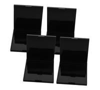 NIYANGLE 4pezzi Scatola Organizzatrice Per Colla Per Unghie Uv Da Design Con Base Nera Light Contenitore Portatile Per Colla Gel e Accessori Per Saloni e Uso Domestico