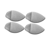 NIYANGLE 4pezzi Spugne Detergenti per Viso Esfolianti Struccanti e Scrub per Viso Realizzate in Materiale Morbido e Delicato sulla Design della Punta Appuntita per Pulizia Profonda