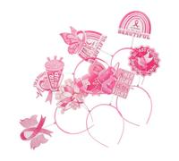 NIYANGLE 5 Pezzi Fasce Nastro Consapevolezza Tumore Accessori Leggeri per Feste Decorazioni Booth Tematici