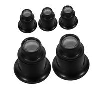 NIYANGLE 5 Pezzi Occhiali Ingranditori per Gioielli Lente da Orologiaio Leggera e Fissa per Riparazione Orologi e Gioielli Professionale