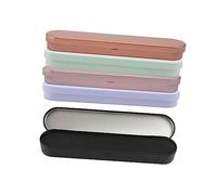 NIYANGLE 5 Pezzi Scatola Portautensili per Pinzette Organizzatore per Estensioni Multi Colore Rosa Oro con Protezione Shock e Scomparti Doppio per Trasporto Sicuro e