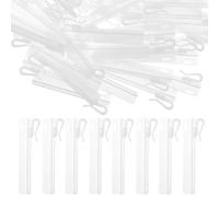 NIYANGLE 50 Ganci per Tende Re Regulabili in Plastica Clip per Tende Design a Quattro Punte Domestiche Robusti e Versatili per Fissaggio Sicuro