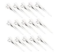 NIYANGLE 50 Pezzi Clip per Chioma Argento Fermagli Salone in Lega Placcata Materiale Resistente per Acconciature Uniche e Durature