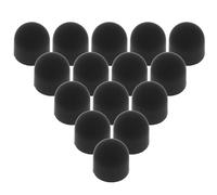 NIYANGLE 50 Pezzi Punte di Ricambio per Stilo Capacitivo, Silicone Nero | Touch Screen Pen, Risposta Rapida e Bassa Resistenza, Uso Quotidiano e Didattica Online