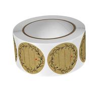 NIYANGLE 500 Etichette Adesive per Barattoli di Conserve in Carta Kraft Stickers Decorativi Ramo d'Ulivo per Prodotti da Forno Etichette per Dolci e Contenitori Adesivi Autoadesivi per