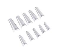 NIYANGLE 500 Pezzi Espositore per Unghie Palette Colori Naturali per Nail Art Facile Rimuovere e Riordinare per Visualizzazione Unghie Materiale Sgrassature