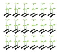 NIYANGLE 50pezzi Fermagli Capelli Bambina Mollette Forma di Germoglio di Soia Accessori Divertenti e Resistenti per Fermagli per Capelli Spessi e Sottili Regalo per Feste