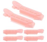NIYANGLE 6 Pezzi Clip Volumizzanti per Chioma Donna e Ragazza, Clip per Radici Chioma Rosa in Abs, Leggere e Portatili per Effetto Volume Naturale e Fissaggio Ciuffo
