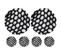 NIYANGLE 6 pezzi di copri-chignon all'uncinetto, retina per capelli, elastici decorativi, per chignon, per ragazze, acconciature, infermiere, accessori per lo styling