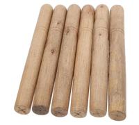 NIYANGLE 6 Pezzi Manico in Legno Beige per Attrezzi Agricoli come Falci e Pale, Finitura Liscia e Facile da Sostituire, per Giardinaggio e Sostituzione Attrezzi da Fattoria
