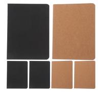 NIYANGLE 6 Pezzi Notebook da Viaggio 42 Pagine di Carta Bianca, Versatile e Leggero, per Schizzi, Graffiti e Appunti Personali Durante lo Shopping