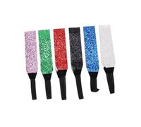 NIYANGLE 6pezzi Cerchietto Paillettes e Glitter Cerchietti Elastici Scintillanti Fascia Per Capelli Per Donne e Ragazze Colori Vivaci