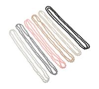 NIYANGLE 6pezzi Collier Perles Artificielles À Strati Collier Perles Artificielles Bijoux Mariée Accessori di Longa Catena per Pull Accessori di Bijoux per Festa di Matrimonio Mamma