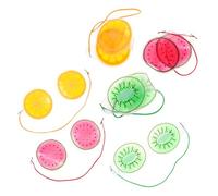 NIYANGLE 6pezzi Maschera Ghiaccio Occhi Riutilizzabile Impacco Freddo Per Occhi in Gel Maschera Termica -freddo Per Gonfiore e Affaticamento Visivo
