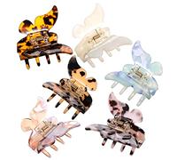 NIYANGLE 6pezzi Mollettone Per Clip Antiscivolo Acetato Per e Ragazze Colori Per Acconciature Versatili