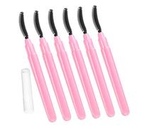 NIYANGLE 6pezzi Spazzole Per Mascara e Sopracciglia Applicatori Per Estensione e Styling Brow Copertura Protettiva e Pratici Per Routine Makeup