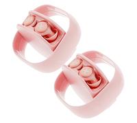 NIYANGLE 6sets Tappi Per Orecchie Antirumore Silicone Per Studio Riduzione Rumore Inclusa Custodia Portatile Rosa