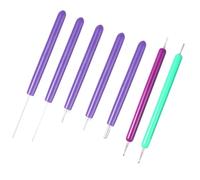 NIYANGLE 7 Pezzi Penne Quilling Fai da Te con Penne Monofacciali e Doppie per Artigianato Carta Strumenti Ergonomici per Creare Decorazioni Carta Nail Art e Origami Colore Colore Casuale