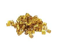 NIYANGLE 700 Pezzi Perline Perline per Dreadlock Colori Accessori per Trecce Anelli per Capelli Polsini per Dreadlock Extension per Capelli Clip Rosso Verde Blu Oro Argento Rosa