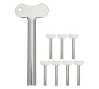 NIYANGLE 8 pezzi Gadget spremi dentifricio: Rullo spremi tubo di ferro - Rullo manuale multiuso per dentifricio per crema, pasta alimentare e colorante