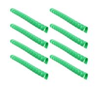 NIYANGLE 8 Pezzi Protezione per Tronchi a 17 Pollici in Plastica Verde | Avvolgimento Rapido, Tutela da Urti degli Attrezzi, Riduce Ferite alla Corteccia, per Alberi Giovani