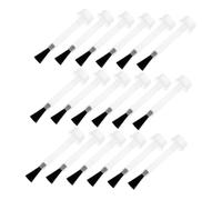 NIYANGLE 80 Pezzi Pennelli Ricambio per Unghie in Plastica Applicatori Nail Art per Gel Polish Base e Top Coat Pennelli Dipping Powder Riutilizzabili per Manicure e Te
