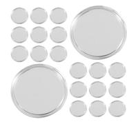 NIYANGLE 80 Pezzi Scatola Porta Monete Trasparente Custodie Rotonde in Plastica per Collezionisti con Apertura Mezzaluna Protezione Polvere e umidità per Esposizione Monete