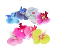 NIYANGLE 8pezzi Fermagli Fiori Tropicali Per Capelli Accessori Floreali Fior Di Giglio e Farfalla Leggeri e Resistenti Per Spiaggia Feste e Matrimoni