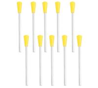 NIYANGLE Accessori per Strumenti a Percussione 10 Pezzi Mazze di Ferro Triangolari in Plastica Resistente per Principianti, Set Bastoncini Battenti Triangolo Suono Pieno per Educazione Musicale