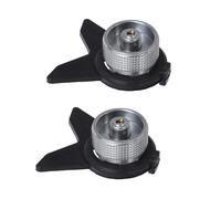 NIYANGLE Adattatore per Fornello da Campeggio 2 Pezzi Stabilizzatore Supporto Bombole di Gas Convertitore Cartuccia a Baionetta per Ricarica Gas Propano e Butano per Cucina