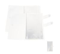 NIYANGLE Album Trasparente per Biglietti Aerei e Concerti Libretto a Fogli Mobili Resistente per Collezione di Biglietti del Cinema e Teatro Set da 2 Pezzi per Conservare e Organizzare