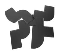 NIYANGLE Allineamento delle Carte da Barbiere Guida alla Sfumatura dei Capelli Kit Strumenti per Modellare la Barba Modellatore Attaccatura Capelli Uomo Strumento Precisione Barba Riutilizz