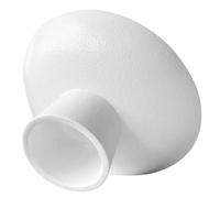 NIYANGLE Alzata per Dessert in Ceramica Bianca, Piatto Portafrutta e Snack Piedini, Espositore per Torte e Buffet per Feste e Occasioni Speciali