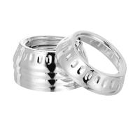 NIYANGLE Anello di Copertura Estetica di Base per Sgabello da Bar, Set da 5 Pezzi, Coprimozzo in Plastica, Adatto per Colonna Centrale, Uso in Bar e Ristoranti