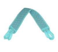 NIYANGLE Asciugamano da Bagno Esfoliante Doppio Lato, Striscia Lunga per Massaggi alla Schiena Lacci Blu, Accessorio per Doccia per Pulizia Profonda del Corpo