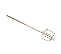 NIYANGLE Asta Miscelatrice per Trapano Quadrata Accessorio per Miscelatore Cemento e Vernice Rod Portatile per Miscelazione Rapida e Resistente Compatibile con Trapani Riutilizzabile