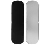 NIYANGLE Astuccio in Metallo per Penne e Matite Piccolo da 2 Pezzi Contenitore Portapenne Piatto per Adolescenti e Studenti Scatola Portaoggetti Compatta Resistente e Antigraffio per