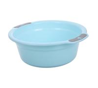 NIYANGLE Bacinella Di Plastica Spessa Con Doppie Maniglie, Lavandino Multiuso Piccolo Rotondo Per Pediluvio e Lavaggio Cucina, Contenitore Robusto Per Lavare Frutta, Verdura e Ragazzo Ragazza