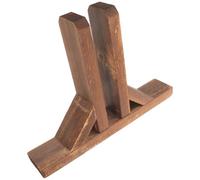 NIYANGLE Base Divisoria in Legno Massello per Pannelli da Giardino Piedini di Supporto per Recinzioni Estensibili e Divisori per Ambienti Esterni