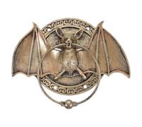 NIYANGLE Batacchio per Migliorare L'estetica a Forma di Pipistrello in Resina per Porta Stile Antico Classico, Maniglia Decorativa Facile Installazione per Porta D'ingresso Villa