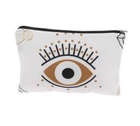 NIYANGLE Borsa per cosmetici occhi del diavolo Organizzatore di trucco organizer per trucchi portatile organizzatori di della pelle organizer da viaggio per il trucco poliestere